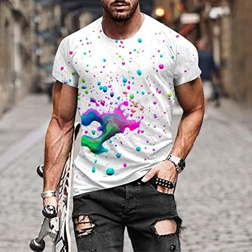 2023 Novos homens moda primavera no verão de manga curta casual o pescoço impressa camisetas top lady moda top top