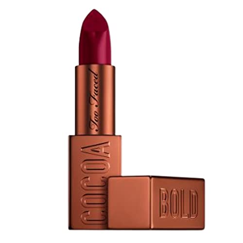 Too Faced Cocoa Bold Em -Power Cream Lipstick - Triple Fudge