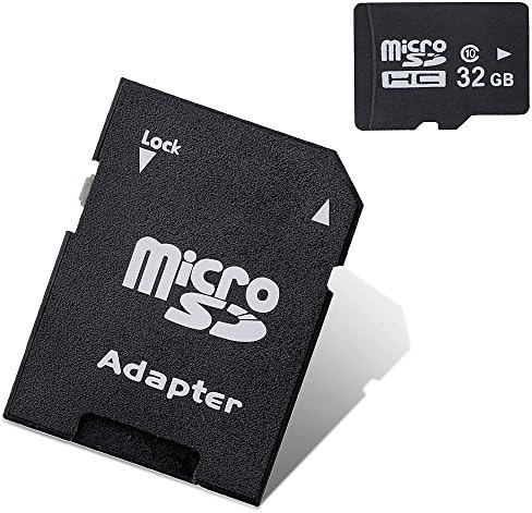 RedColourful 32 GB Micro SDHC Classe 10 Flash Memory Card com adaptador SD