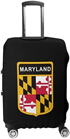 Maryland Flag Travel Luggage Cobranet Protector Protetor lavável tampas de bagagem com zíper
