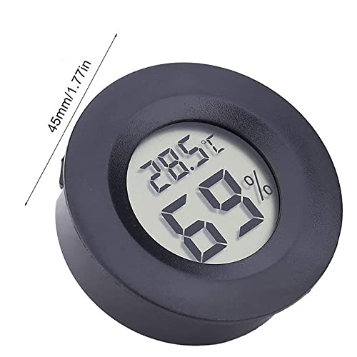 4pcs mini termômetro digital higrômetro LCD Exibir o medidor de umidade de temperatura para incubadores de estufa humidores