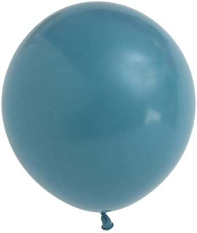 Beaumode slate azul balão guirlanda arco de tamanhos diferentes de névoa balão azul empoeirado para bebê menino chuveiro