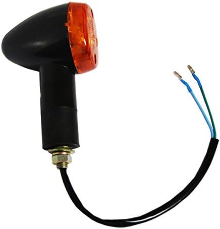 HARLEY SOFLAIL Black Motorcycle Round Amber Mini Bullet Turn Signal Signal Lights Blinker Par