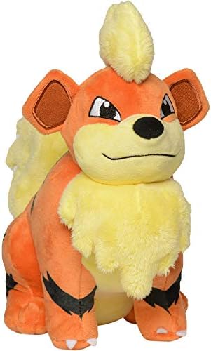 Brinquedos frios Pokemon Pokemon Growlithe Plush Backed Animal - 8 polegadas