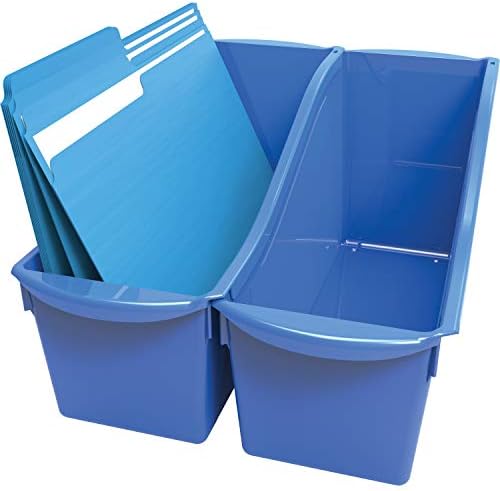 Storex Book Conjunto de armazenamento, 7 x 5,3 x 14,3 , azul, 5 por