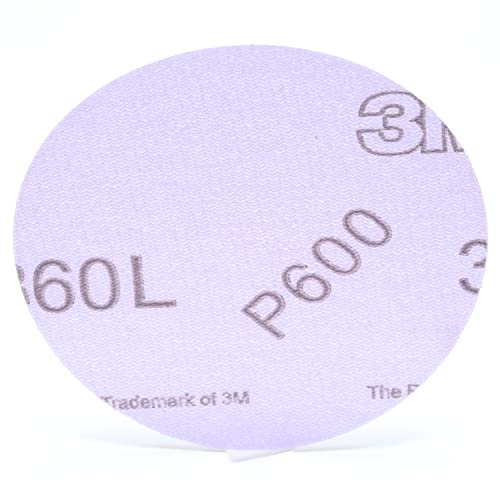 Cubitron II 3M Hookit Film Disc 360L, óxido de alumínio, 5 de diâmetro, p800 grão, roxo