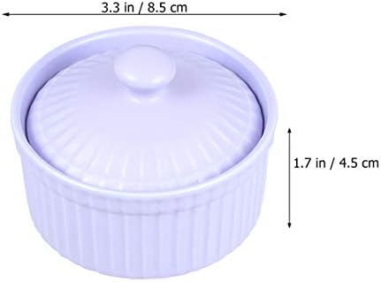 Utensílios de plástico de hemotão xícaras brancas tigela de sopa cerâmica tigela tigela tigela de pudim jelly xícara sobremesas