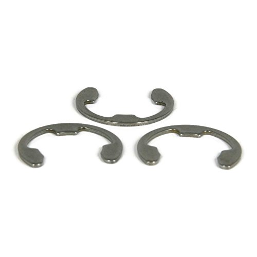 Anéis de retenção de aço inoxidável e anéis de retenção E-50ss 1/2 Qty 25