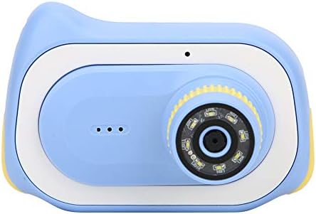 Azul de plástico 2 em 1 microscópio eletrônico Tela de proteção ocular de 2 polegadas de alta definição Mini crianças brinquedos