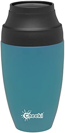 Cheeki 350ml - caneca de café isolada de parede dupla | Caneca de viagem à prova de vazamento livre de BPA | Mosco de café reutilizável