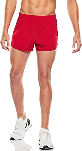 Athlio 1 ou 2 pacote de shorts de corrida masculinos, shorts atléticos de malha rápida de 3 polegadas, troca de treino