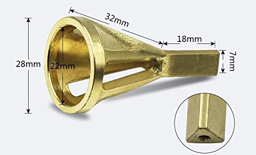Peças da ferramenta Triângulo de ouro e hexito aço inoxidável eficaz Deburando a ferramenta de chanfro externa de alta resistência à broca de dureza Remover Burr -