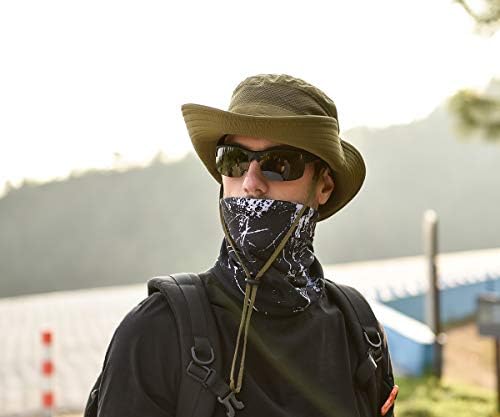 Homens homens protetora solar chapéu de resfriamento de gelo Capstrião de fios de resfriamento Capinho largo de sol com proteção UV
