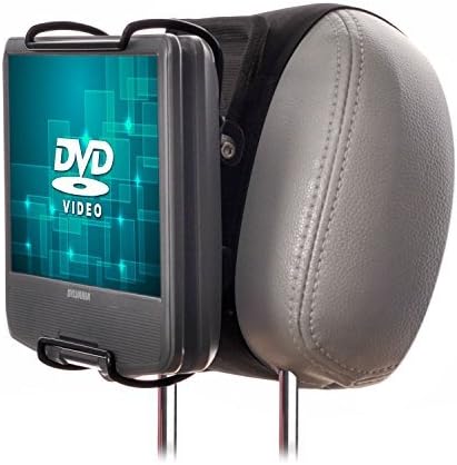 Wanpool portátil DVD Player Carreço de apoio de carro com grampo ajustável de ângulo, para uso com jogadores de DVD portáteis de estilo de tela giratória