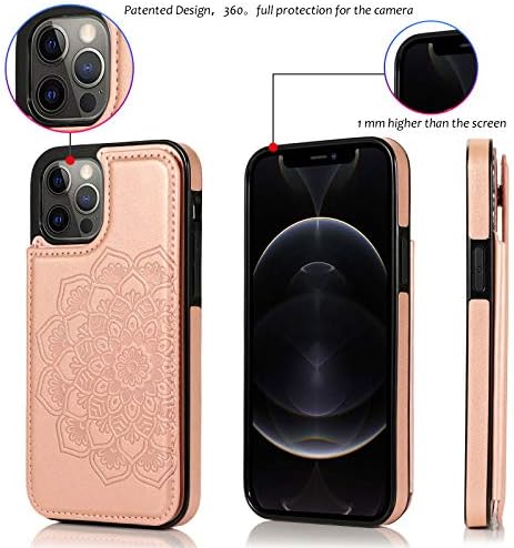 ASUWISH compatível com a caixa do iPhone 12 Pro iPhone12 e a tela temperada da tela de vidro protetor de cobertura do cartão de