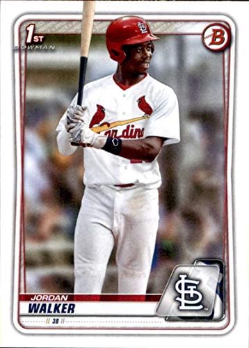 2020 Bowman Draft BD-57 Jordan Walker St. Louis Cardinals Baseball Card