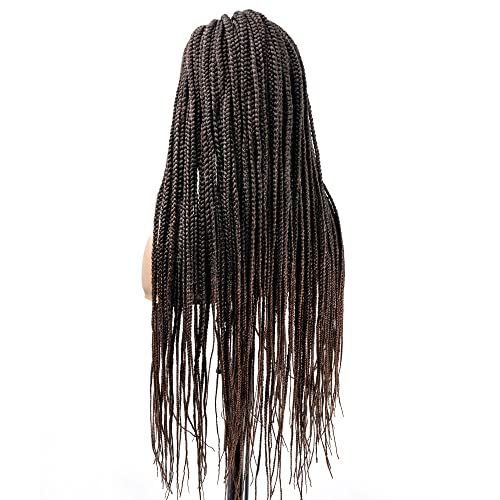 Perucas trançadas de renda, yadrifa pura perupes de nylon de nylon reto de nylon de nylon com cabelos para mulheres negras para mulheres negras