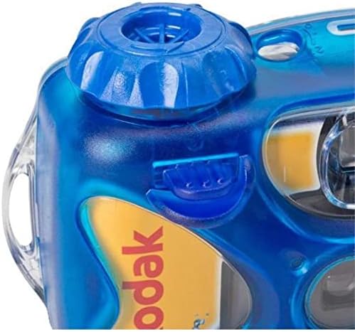 Câmera única de uso à prova d'água da Kodak Sport com tira flutuante e pano