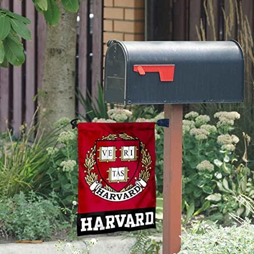 Harvard Crimson Bat of Arms Garden Bandle and Mailbox Post Pólo Mount Holder Set