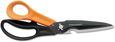 Fiskars 01005692 cortes+mais, 9 pol. Comprimento, 3-1/2 pol. Corte, preto/laranja