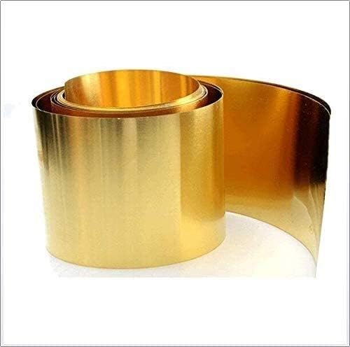 Yiwango 99,9% de cobre puro Placa de folha de folha de metal t2 Rolo de alumínio de metal de alta pureza, 100x1000 mm,