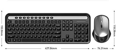 Combinação de teclado e mouse lmmddp, duração mais longa da bateria, design ergonômico