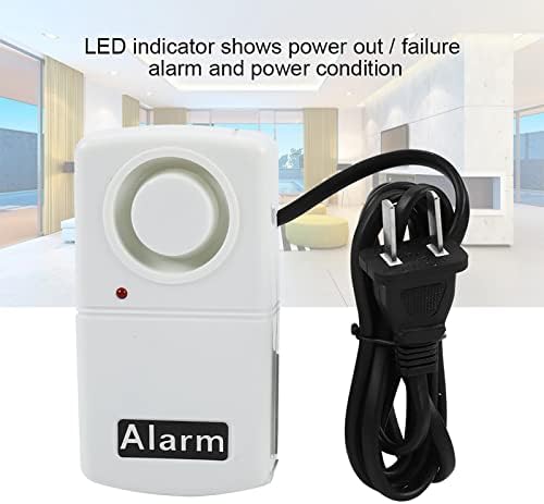 Alarme de falha de energia Estink, indicador de LED AC 220V SMART 120dB 120dB Corte de falha de falha de energia de energia Aviso