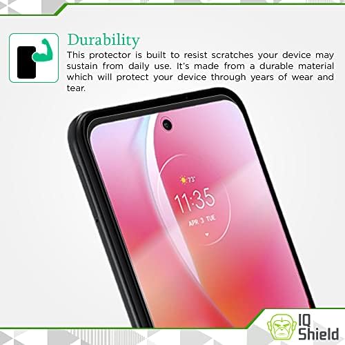 Protetor de tela fosco de Iqshield compatível com Motorola Moto G Power Anti-Glare Anti-Bubble Film