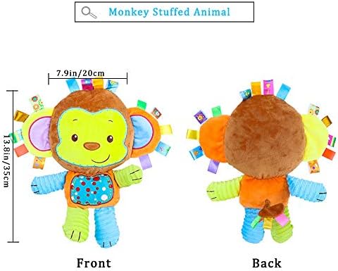 Upalupa bebê tags de pelúcia brinquedo lovey macaco suave aninaml pacify boneca calmante taggy brinquedo grande presente