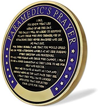 Serviços Médicos EMT/EMS Desafio Coin Paramedic's Oração de agradecimento