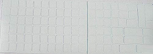 Adesivos em branco adesivos de teclado transparentes
