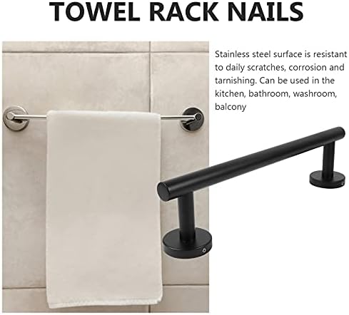 Toalheiros doiTool Racks, 1pc de parede montado em aço inoxidável cabide de toalha