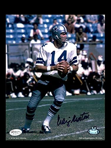 Criag Morton JSA SOP assinou o Dallas Cowboys 8x10 Autograph Photo - Fotos autografadas da NFL