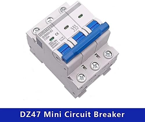 Aybal 1pcs 3 pólo din mini circuito disjuntor doméstico caixa de distribuição de distribuição de distribuição Equipamento mecânico Proteção