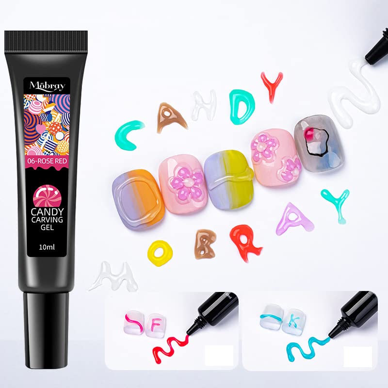 5d Solid Pudding Gel Achaness, 12 cores Rainbow Jelly gel Polho de unha 3D Gel Nail Art Candy Gel Poly Uil Extension