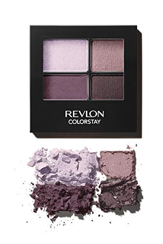 Paleta de sombra de Revlon, maquiagem para os olhos de 16 horas, acabamentos foscos e brilho aveludados, 510 precoces, 0,16