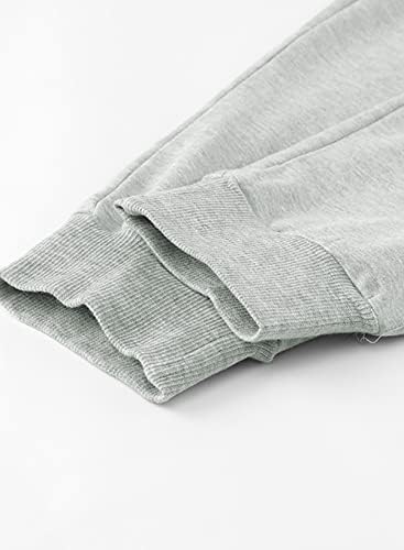 Jmierr Men's Sweatspantes cônicos de ginástica executando calças de treino atlético Jogadores de cordão atlético com bolsos