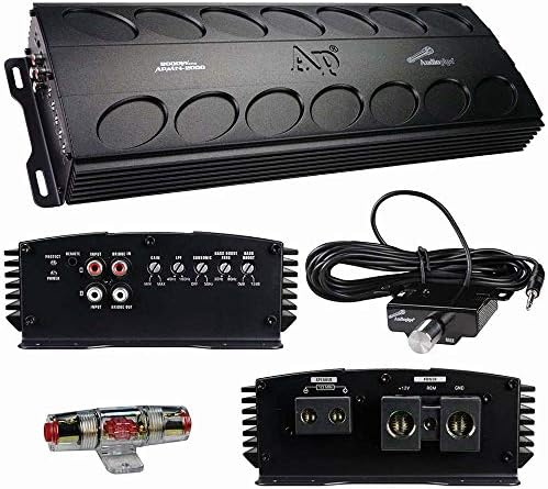 Audiopipe APMN-2000 RMS Classe D Subwoofer Monoblock Amplifer, 2000W Mono Sub-Amp