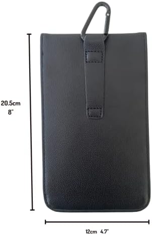 Radia Smart Cell Phone Faraday Bag, Sinais de RF Bloqueando, Caixa de Telefone de Proteção da EMF preto