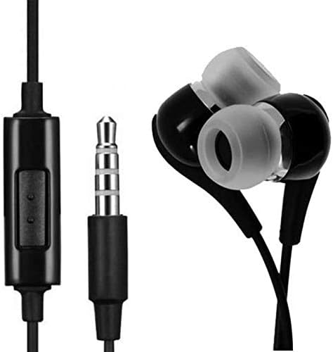 Fones de ouvido com fio fones de ouvido sem -free de 3,5 mm para lâmina max visualize telefone, fones de ouvido fones de ouvido compatíveis com zte lâmina max view