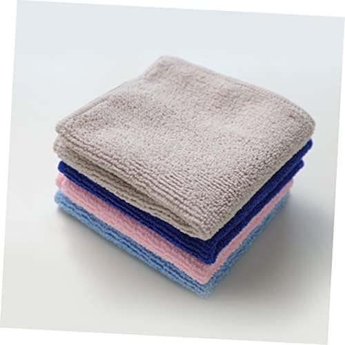 Zerodeko 8pcs fibra pequena toalha quadrada pequena torre de limpeza de limpeza de cozinha limpa toalha de pano para casa para crianças toalhas de cabelo toalhas domésticas toalhas quadradas limpeza de limpeza de limpeza de cozinha panos de limpeza