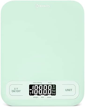 Etekcity Food Kitchen Scale, Grams e onças digitais para perda de peso, cozimento, cozinha, ceto e preparação para refeições, grande,
