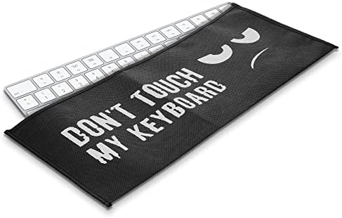 Capa do teclado Kwmobile Compatível com Logitech Mk540 - Capa de poeira PC Teclar de teclado Caixa - Não toque no meu