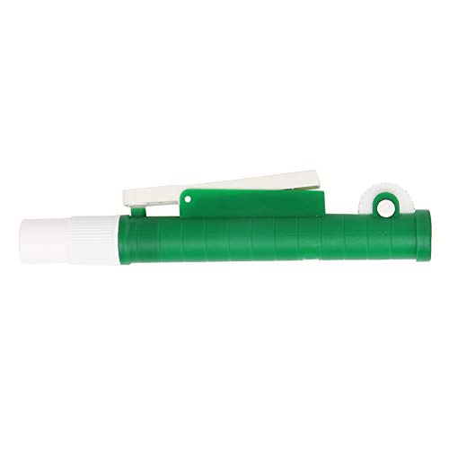 Bomba de pipeta de diversão no verão, enchimento da bomba de pipeta para pipetas de plástico e vidro descartáveis ​​10 ml de verde para testes de amostragem