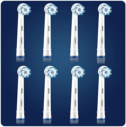 Braun Oral-B 4210201320180 Cabeças de escova de dentes limpas sensíveis para nossa limpeza suave, em pacote de embalagem