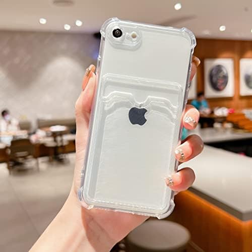 Tuokiou Compatível com o caso do iPhone SE 2022/2020, capa iPhone 8, estojo para iPhone 7, capa de cartolina de proteção
