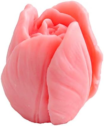 Flor Silicone Mold 3D Flower Candle Mold para sabonete artesanal, barra de loção, bomba de banho, giz de cera, papel polimérico FIMO Clay, presente de artesanato