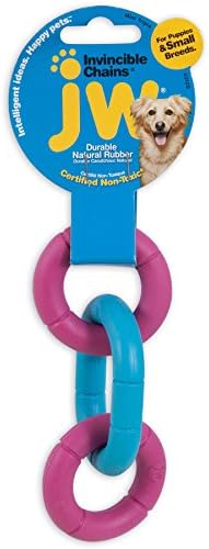 JW Pet Company Mini Invincible Chains Toy, as cores variam