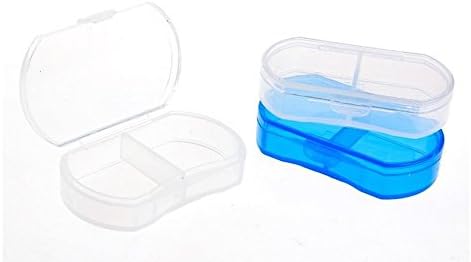 Express $ 5 peças Mini Caixa de medicamento de comprimidos de plástico portátil para cuidados saudáveis ​​Stash secreto vazio com