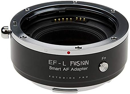 Adaptador Fotodiox Pro Fusion, adaptador Smart AF - Compatível com lentes Canon EOS D/SLR para selecionar câmeras espelhadas da L -Mount Alliance com funções automatizadas completas